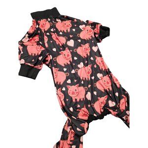 Tooth And Honey Cute Pig Heart XXL Dog Pajamas